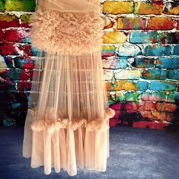 NWT Fashion Nova Look Worthy Maxi Dress Size Small Blush - Picture 7 of 16